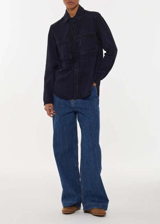  Pachute 셔츠 P.A.R.O.S.H 마르파 셔츠  블루 - PACHUTE