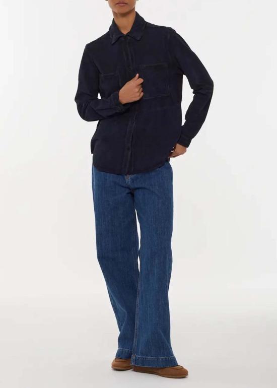  Pachute 셔츠 P.A.R.O.S.H 마르파 셔츠  블루 - PACHUTE