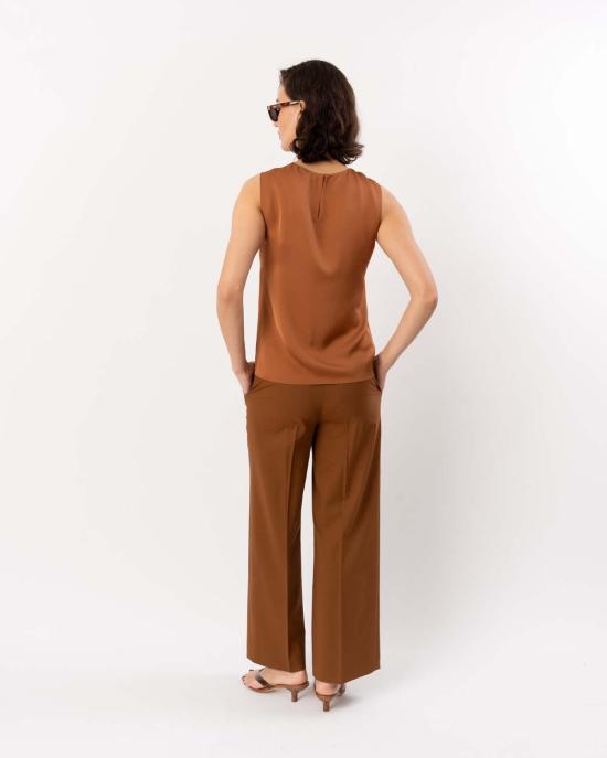  띠어리 스트레이트 팬츠 시어리 스트레이트 클래식 팬츠 다크 코냑 - THEORY