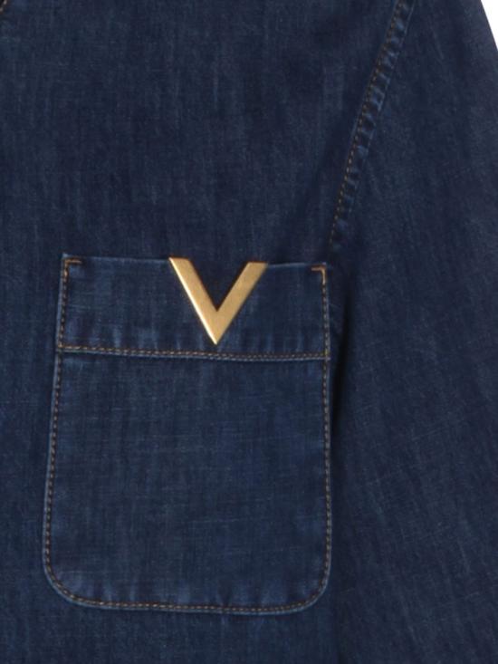 26SS 발렌티노 가라바니 데님 셔츠 8B3DB03L9YA558 Black - VALENTINO GARAVANI