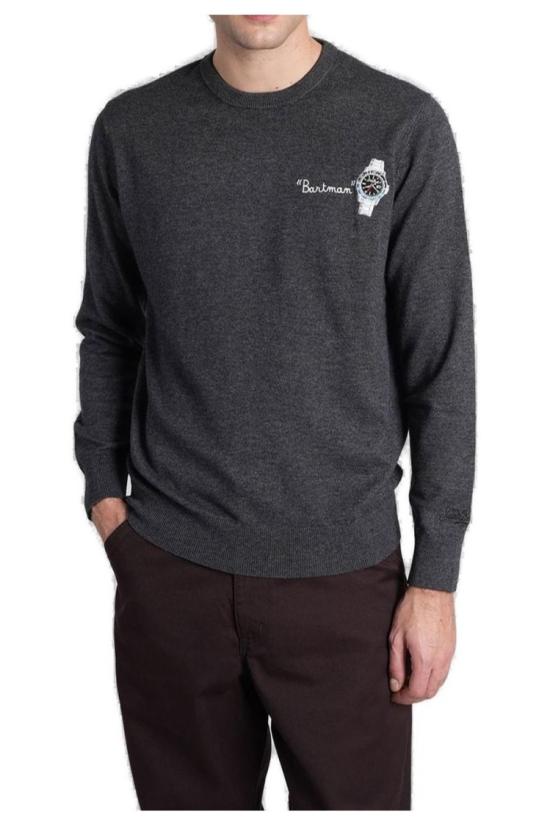 25FW 세인트바쓰 긴팔 티셔츠 HER002403128I Black