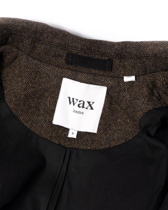 25FW 왁스 런던 자켓 AW25 OUT MAG BZU BRN BROWN Black - WAX LONDON