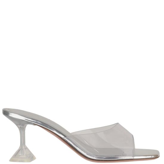 26SS 아미나 무아디 샌들 LUPITAGLASSSLIPPER70TRANSPARENT White