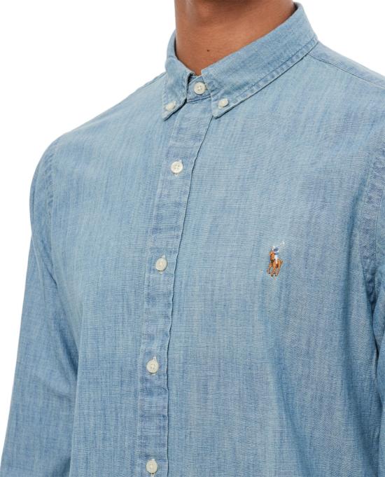  폴로 랄프로렌 클래식 플리스 후드 집업 710548538001CHAMBRAY Blue - POLO RALPH LAUREN