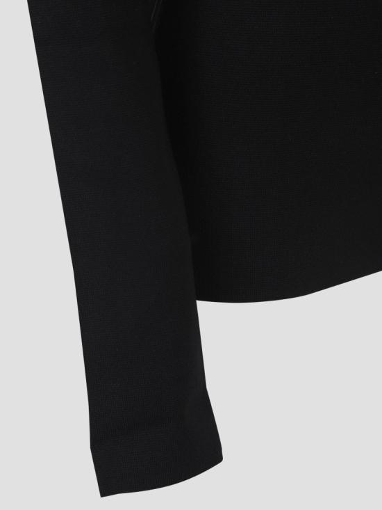 25FW 토템 긴팔 티셔츠 254WRT0571YA0187 Black - TOTEME