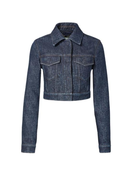 26SS 펜디 FF 데님 재킷 FLF834AW82F1UKI Grey