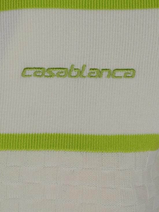 26SS 카사블랑카 폴로 티셔츠 WSP26KW124701 BIANCO G - CASABLANCA