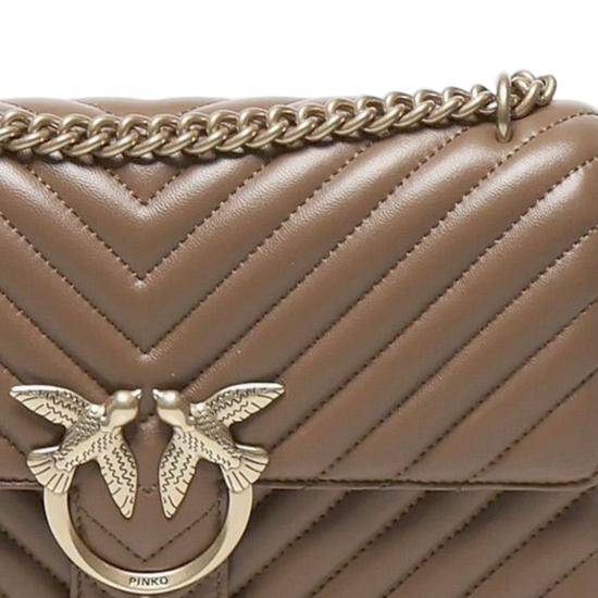 26SS 핑코 숄더백 100941A0GKL17Q Brown - PINKO