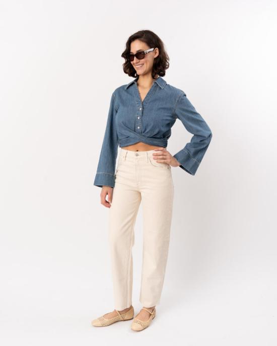  베로니카비어드 데님 셔츠 베로니카 비어드 티모시 셔츠 리플 헤이즈