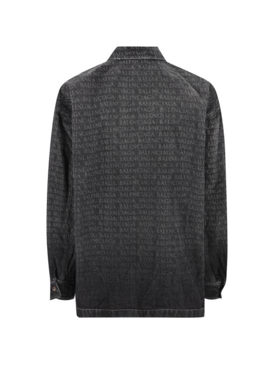 26SS 발렌시아가 긴팔 셔츠 856919TTWA51269 Black - BALENCIAGA