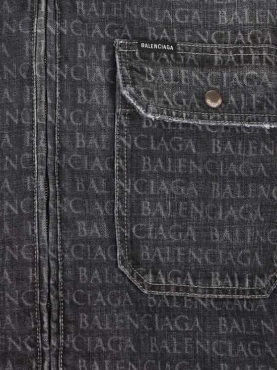 26SS 발렌시아가 긴팔 셔츠 856919TTWA51269 Black - BALENCIAGA