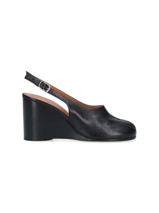 26SS 마르지엘라 타비 웨지 슬링백 S58WP0296 P3753T8013 Black
