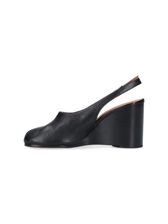 26SS 마르지엘라 타비 웨지 슬링백 S58WP0296 P3753T8013 Black - MAISON MARGIELA