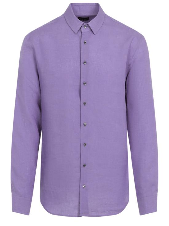 26SS 조르지오 아르마니 레규러 핏 린넨 셔츠 8WGCCZ98TZC62UA108 Grey