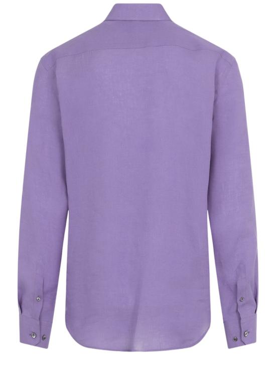 26SS 조르지오 아르마니 레규러 핏 린넨 셔츠 8WGCCZ98TZC62UA108 Grey - GIORGIO ARMANI