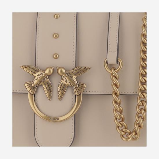 26SS 핑코 숄더백 105857A0F1C50Q Neutrals - PINKO