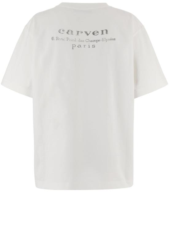 26SS 까르벵 반팔 티셔츠 6261K21196Ecru White - CARVEN