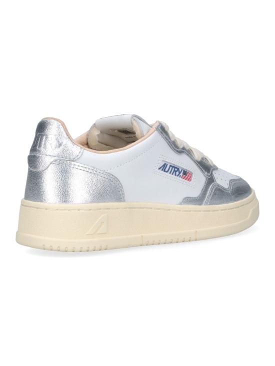 26SS 오트리 메달리스트 로우 레더 스니커즈 AULWWB18 White - AUTRY