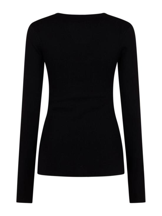 26SS 토템 스웨터 254WRT0571YA0128 Black - TOTEME