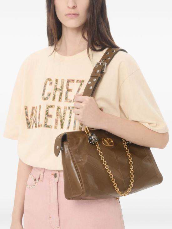 26SS 발렌티노 가라바니 반팔 티셔츠 8B3MG26AA5JET5 Neutrals - VALENTINO GARAVANI