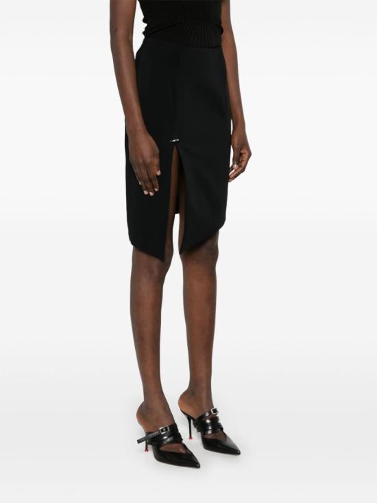 뮈글러 미디 스커트 25P1JU0566470 1999 Black - MUGLER