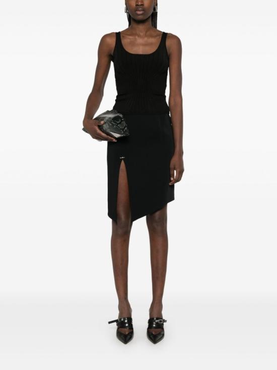  뮈글러 미디 스커트 25P1JU0566470 1999 Black - MUGLER