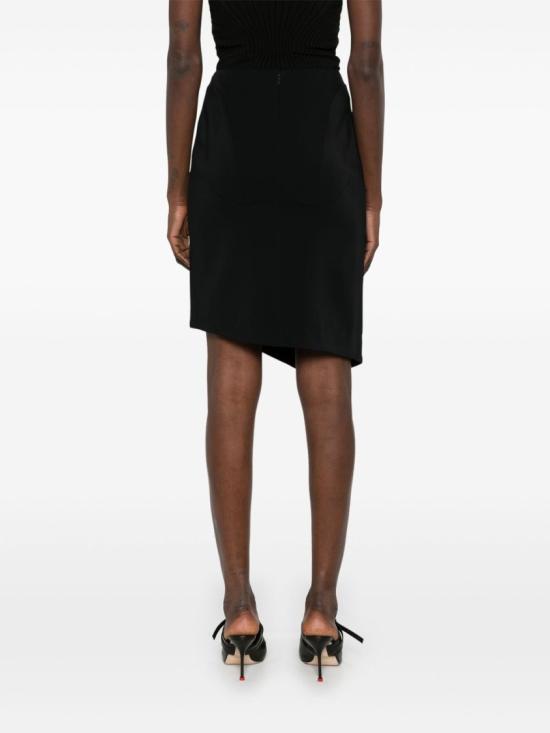  뮈글러 미디 스커트 25P1JU0566470 1999 Black - MUGLER