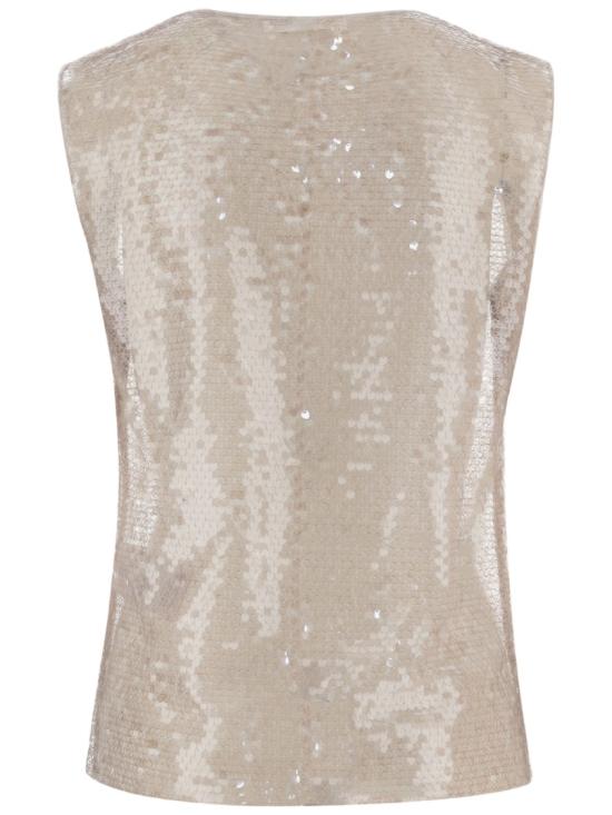 26SS 니콜로 파스콸레티 민소매 티셔츠 T061PSEQDUSK Neutrals - NICCOLÒ PASQUALETTI