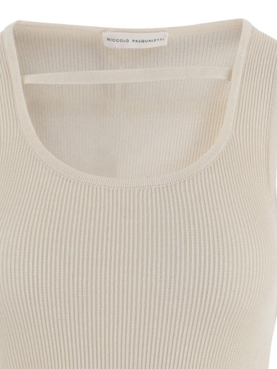 26SS 니콜로 파스콸레티 민소매 티셔츠 KU58ACOYACREAM Grey - NICCOLÒ PASQUALETTI