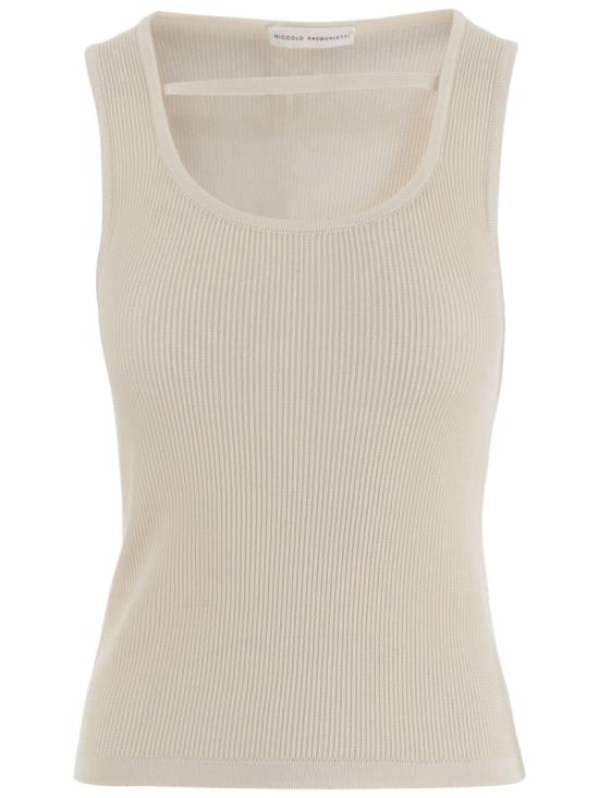 26SS 니콜로 파스콸레티 민소매 티셔츠 KU58ACOYACREAM Grey