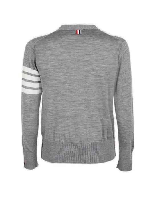 25SS 톰브라운 4바 서스테이너블 파인 메리노 울 클래식 가디건 MKC002AY1014058 Grey - THOM BROWNE