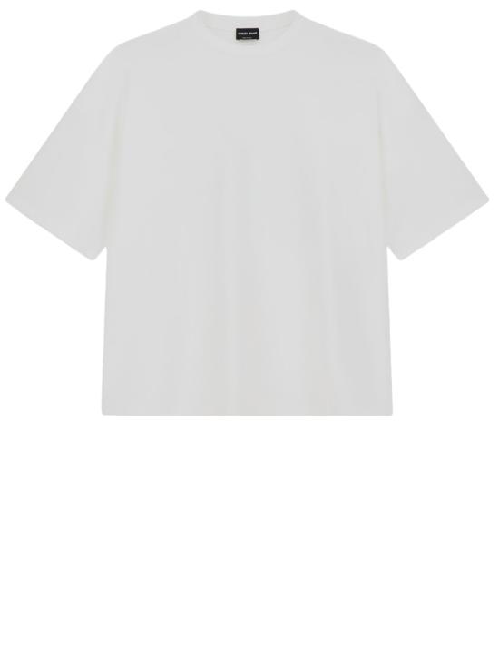 26SS 조르지오 아르마니 반팔 티셔츠 GM003398TE21047U1060 White