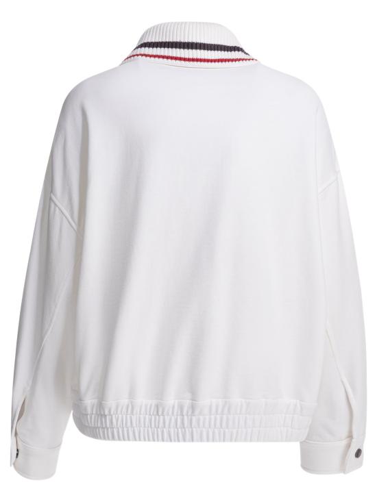 26SS 브루넬로 쿠치넬리 긴팔 티셔츠 MN05NHV606C7220 White - BRUNELLO CUCINELLI