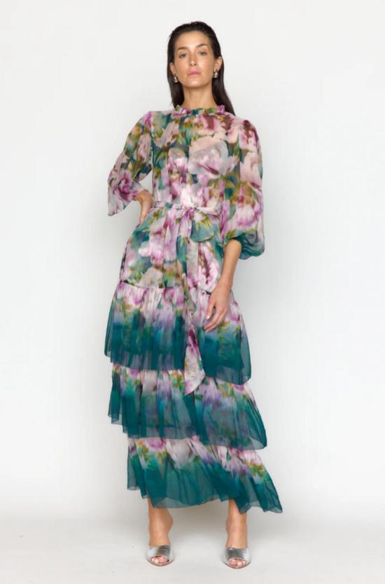  크리스티 린 롱 원피스 사라 드레스 블로섬 옴브레 - CHRISTY LYNN