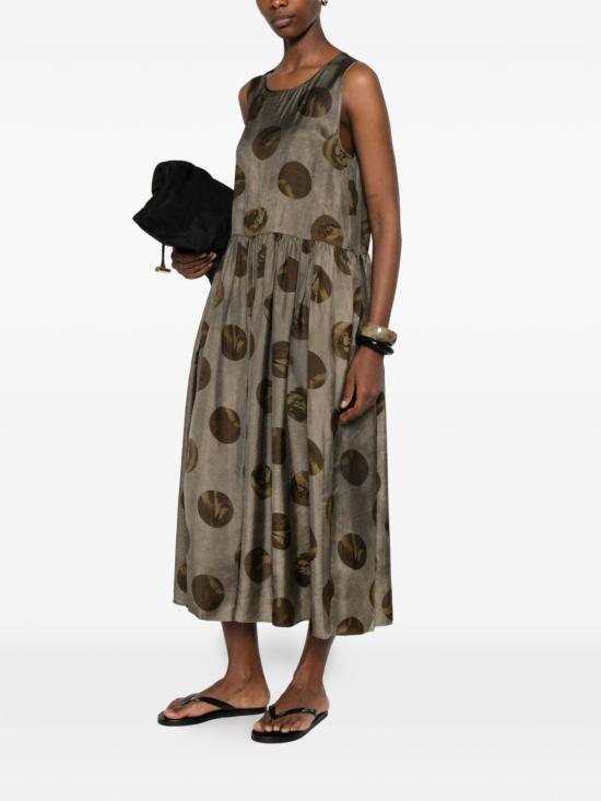 26SS 우마 왕 롱 원피스 UP5006 UW086 Grey - UMA WANG