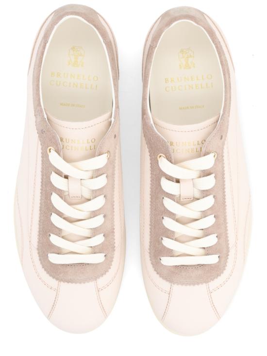 26SS 브루넬로 쿠치넬리 스니커즈 MZULMHD337CFM24 BEIGE DOM - BRUNELLO CUCINELLI