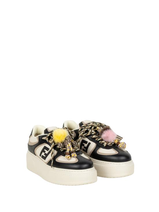 26SS 펜디 매치 소프트 레더 로우탑 스니커즈 8E8721 AY9NF1V7Q - FENDI