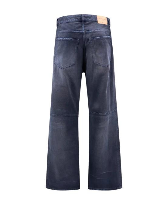 26SS 발렌시아가 데님 팬츠 857194 TTW648074 NAVY DIRTY DARK BLUE - BALENCIAGA