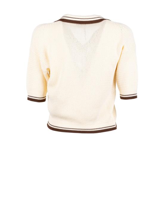 26SS 마렐라 폴로 티셔츠 2613361044200 LEMBI006 CREMA MARRONE - MARELLA