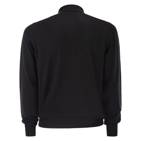 25FW 키톤 폴로 티셔츠 UKS001403001 BLACK - KITON