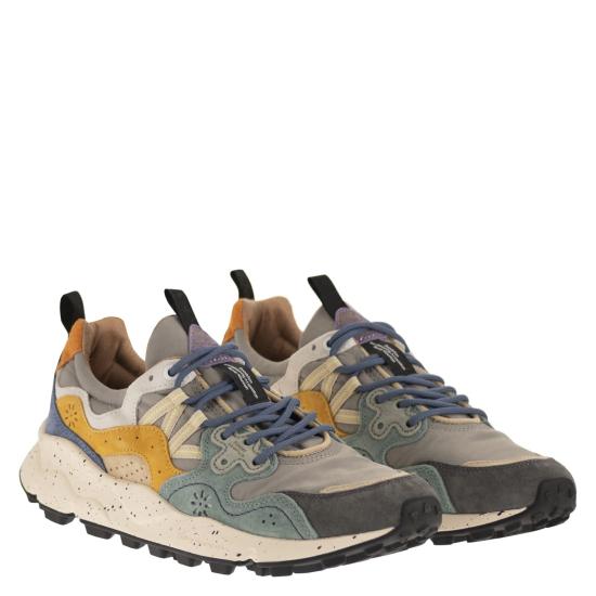 26SS 플라워 마운틴 스니커즈 2017818 GREY YELLOW - FLOWER MOUNTAIN