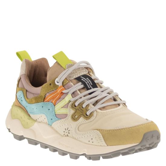 26SS 플라워 마운틴 스니커즈 2017817 CREAM LIGHT BLUE - FLOWER MOUNTAIN