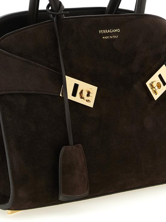 26SS 살바토레 페라가모 토트백 792065TESTADIMORO Brown - SALVATORE FERRAGAMO