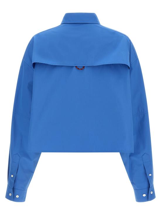 26SS 미우미우 블라우스 MK2025SOOO10RGF0237 Light Blue - MIU MIU