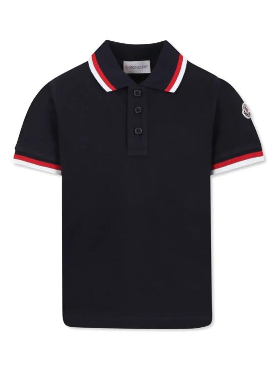 26SS [키즈] 몽클레어 폴로 셔츠 L19548A00003 8496W 778 NAVY