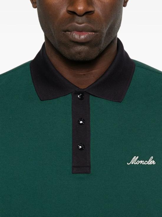 26SS 몽클레어 폴로 티셔츠 L10918A00003 89A16 86G MEDIUM GREEN - MONCLER