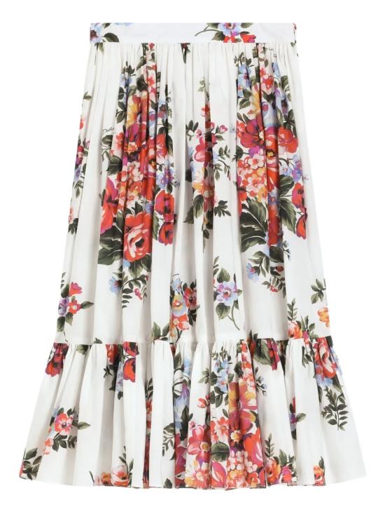 26SS [키즈] 돌체앤가바나 스커트 L55I53 HS5UU HA5ZO MAZZ FIORI F BIANCO