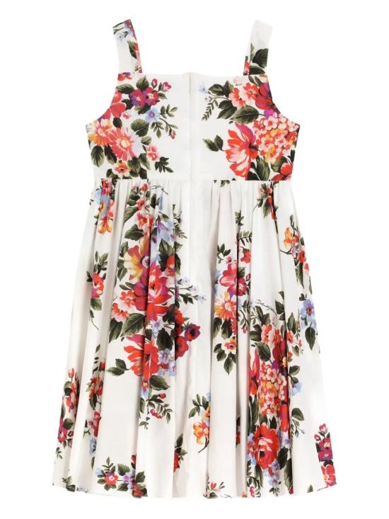 26SS [키즈] 돌체앤가바나 원피스 L53DI6 HS5UU HA5ZO MAZZ FIORI F BIANCO - DOLCE & GABBANA