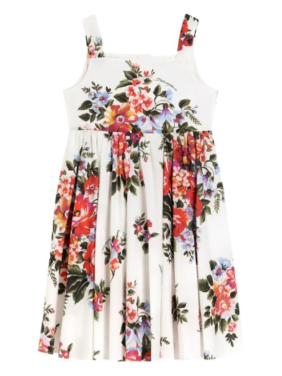 26SS [키즈] 돌체앤가바나 원피스 L53DI6 HS5UU HA5ZO MAZZ FIORI F BIANCO