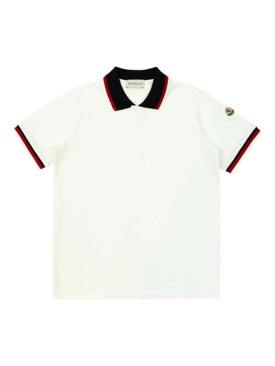 26SS [키즈] 몽클레어 폴로 셔츠 L19548A00003 8496W 034 NATURAL